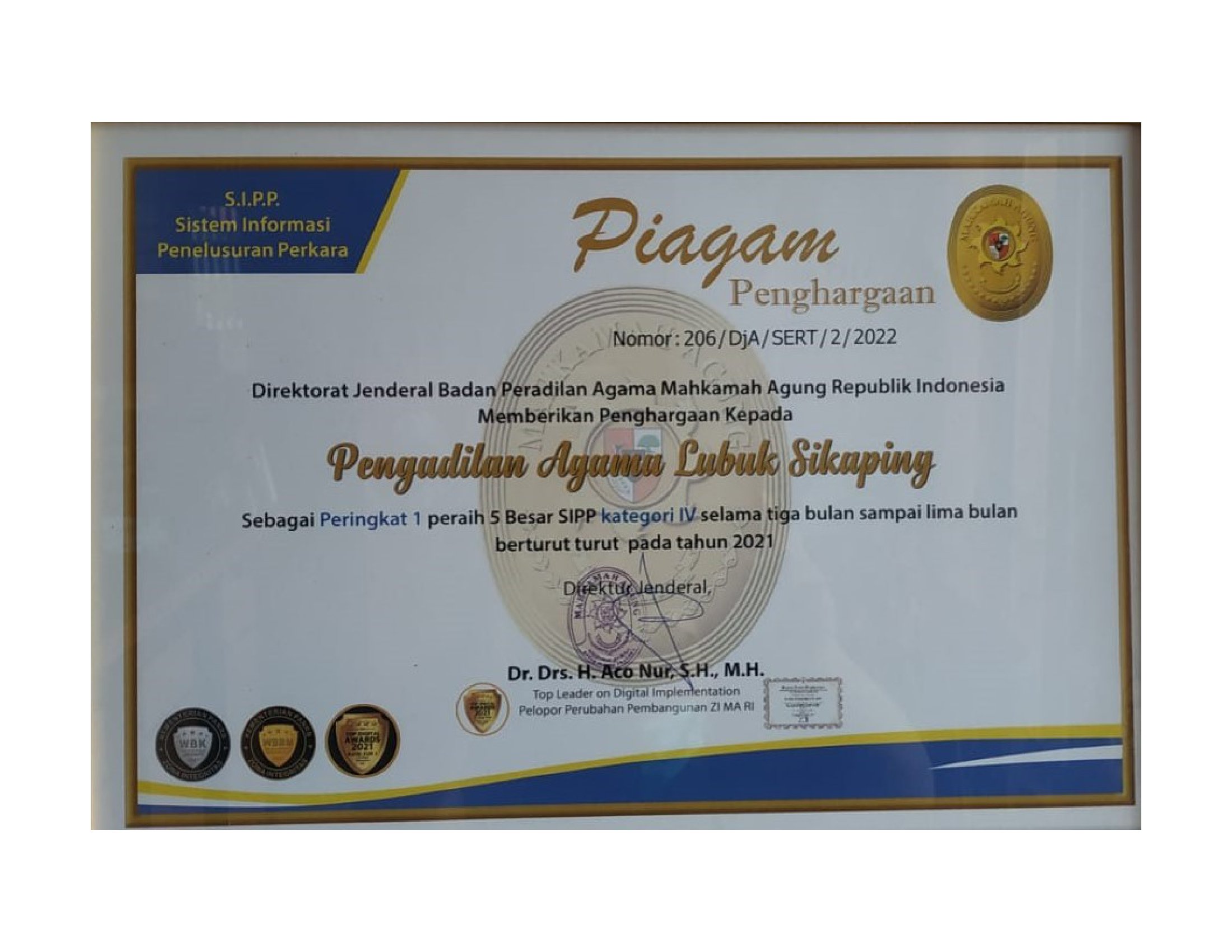 Lubuk Sikaping DjA 206