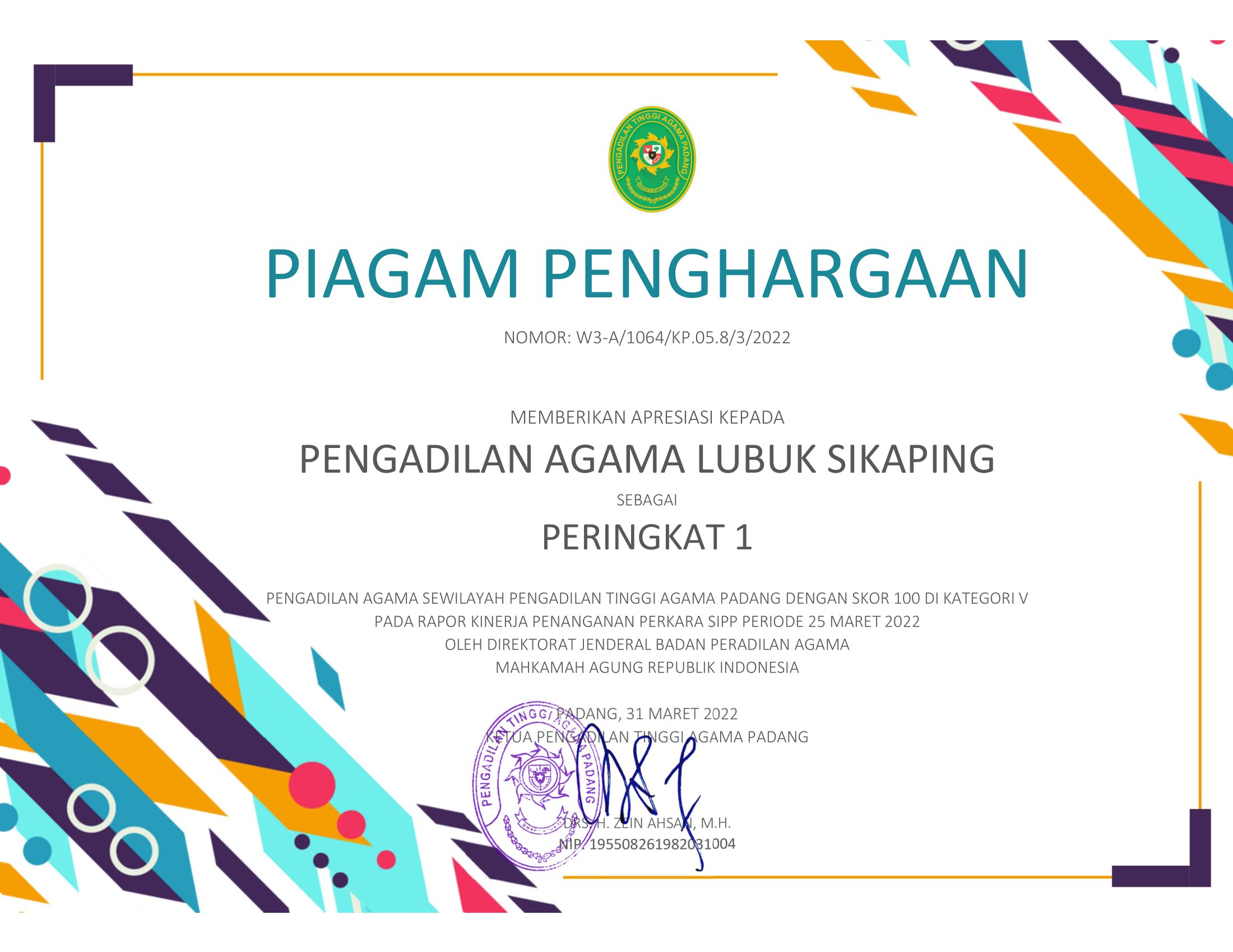 PA LUBUK SIKAPING 1064